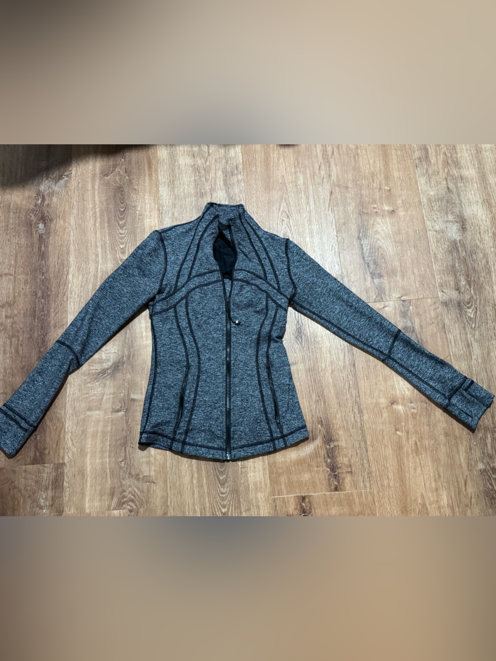 Women's lululemon Grey Heather Athletic Hoodie Sweater